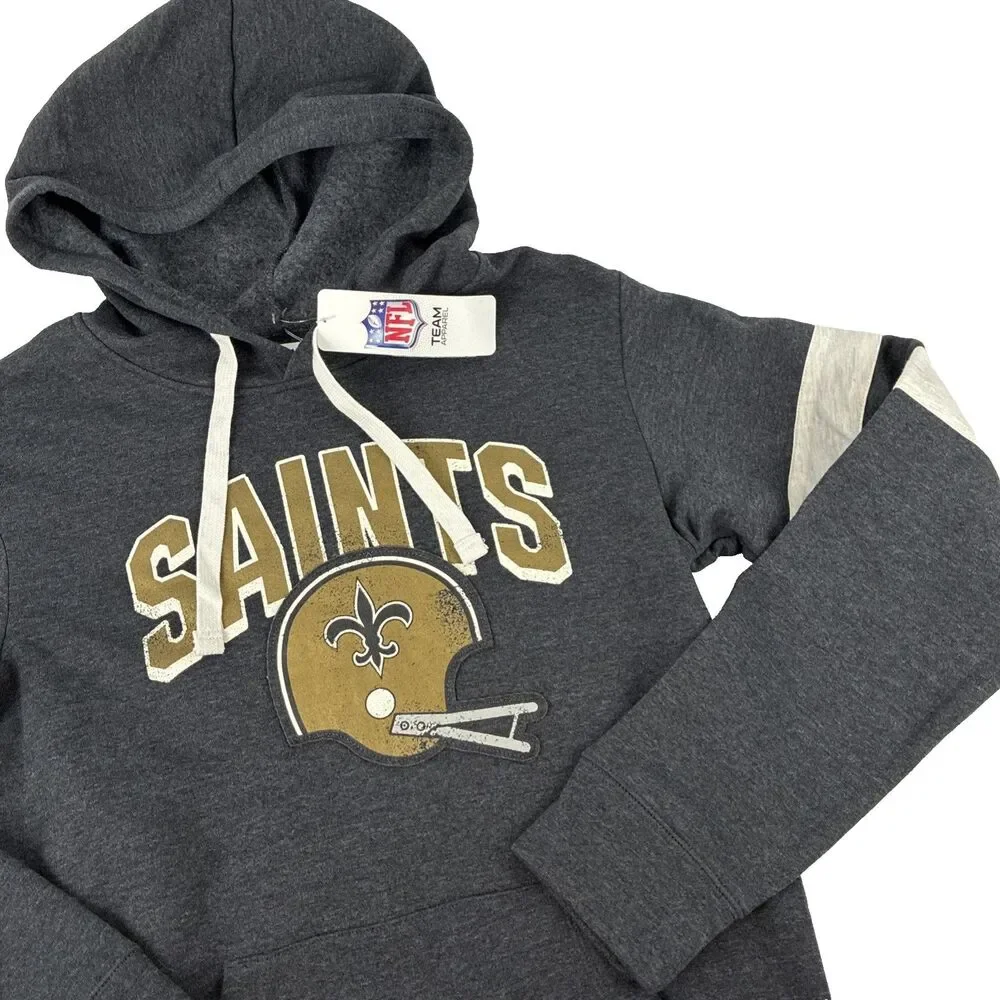 New Mens NFL Team Apparel New Orleans Saints Hoodie Sweatshirt Size‎ Small NWT